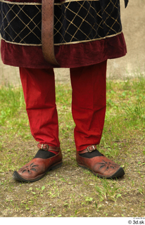  Photos Medieval Counselor in cloth uniform 1 Medieval Clothing Red trousers Royal counselor lower body 0005.jpg